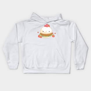 Chicken Rice Burger Kids Hoodie